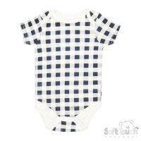 CC09-BS-03: Checked Bodysuits (0-3 Months)